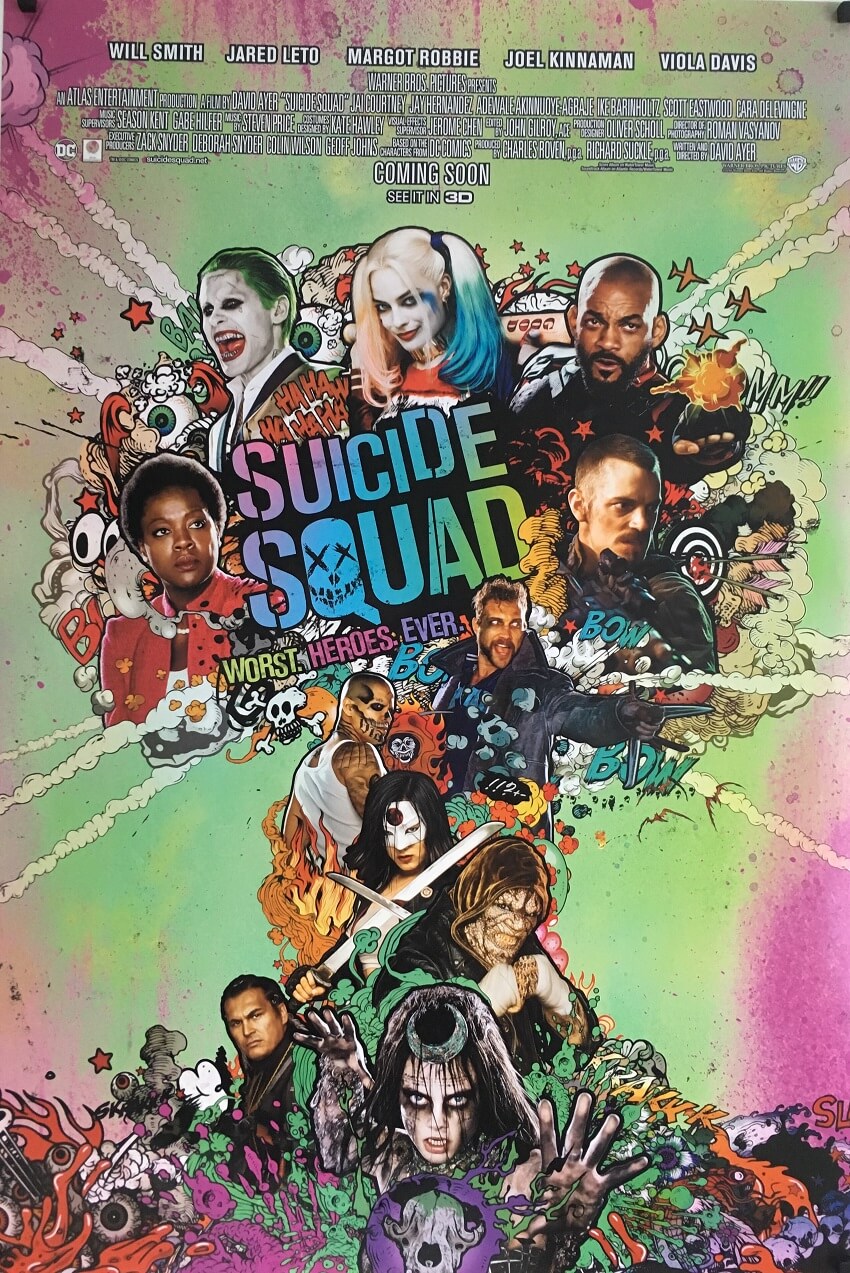 suicide squad original one sheet poster