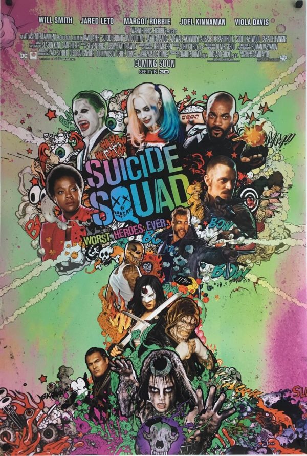 suicide squad original one sheet poster