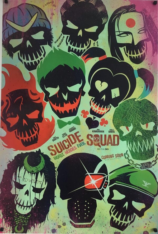 suicide squad original one sheet poster