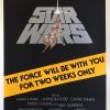 Star wars R81 re-release 1981 one sheet poster