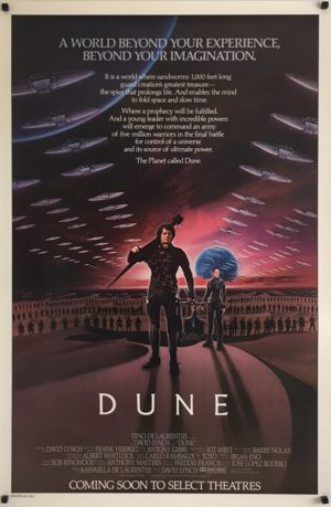 Dune Original Advance One Sheet Poster