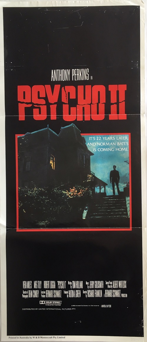 Psycho 2 Daybill Poster