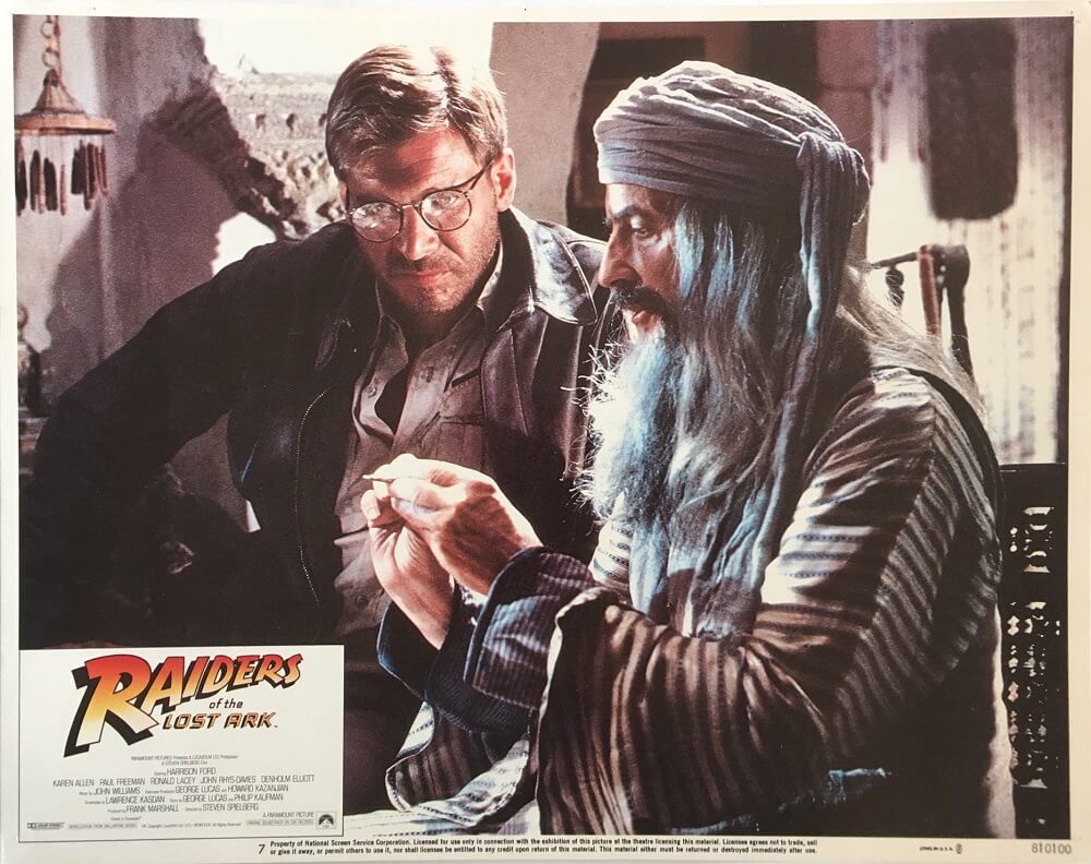 Raiders of the Lost Ark 11x14 Lobby Card