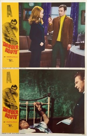 Danger Route Lobby Card 1968