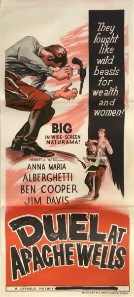 Duel At Apache Wells Daybill Poster