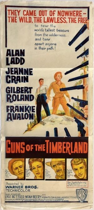 Guns Of The Timberland Australian daybill 1960