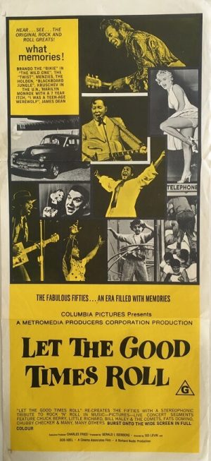 Let the good times roll daybill poster