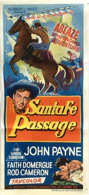 Santa Fe Passage Australian daybill 1955
