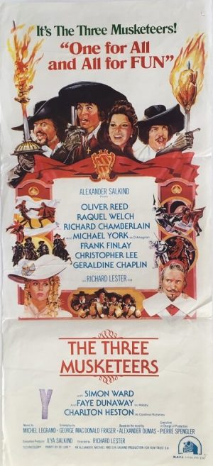 The three musketeers Australian daybill 1973