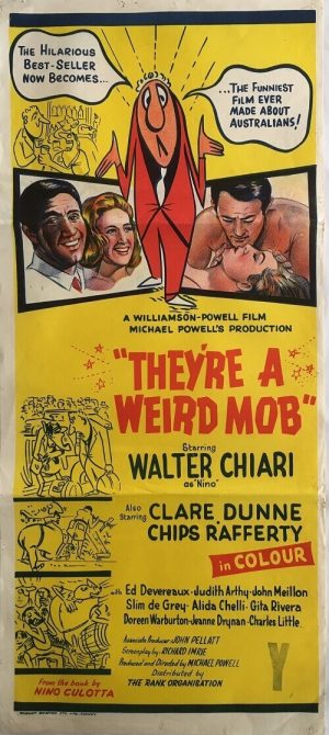 They're a weird mob Australian Daybill Poster