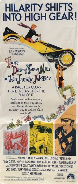 Those daring young men in their jaunty Jalopies Australian daybill 1969