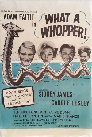What a whopper UK original 1961 poster