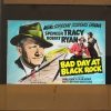 bad day at black rock 1954 original vintage glass advertising slide, spencer tracy