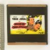 bonnie scotland original vintage 1954 glass advertising slide, Laurel & Hardy