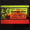 gunga din 1950's original vintage glass advertising slide