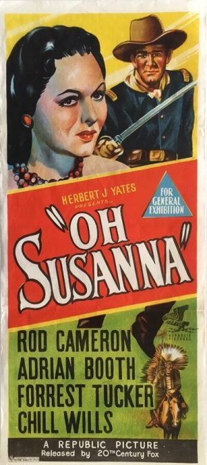 oh susanna australian daybill poster 1951 OS51DB1 (1)