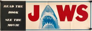 Jaws Book And Movie Poster