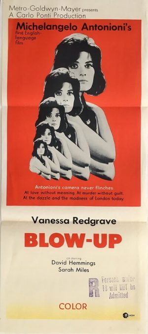 blow up blow-up 1967 austraian daybill poster DB2