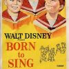 born to sing 1962 almost angels daybill poster, walt disney, peter weck, sean scully, vincent winter