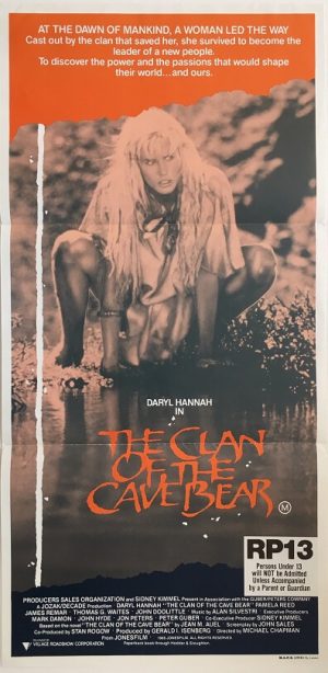 clan of the cave bear australian daybill poster 1986 (1)