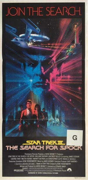 star trek 3 the search for spock australian daybill poster 1984