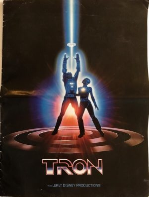 tron 1982 US press kit advertising book