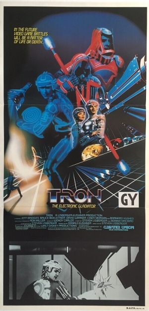 tron 1982 australian daybill poster jeff bridges DB1