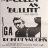 Bullitt 1970's Re-release New Zealand Daybill Poster - Steve McQueen