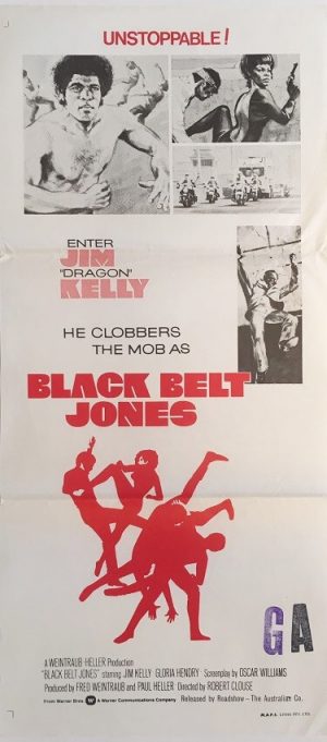 black belt jones australian daybill poster 1 1974