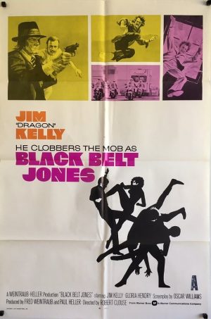 black belt jones us one sheet poster jim kelly 1974