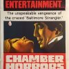 chamber of horrors australian daybill poster 1966 baltimore strangler