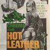 chrome and hot leather australian daybill poster 1971