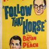follow that horse australian daybill poster 1960