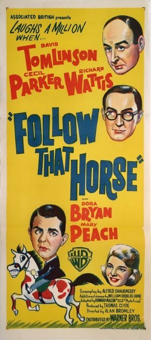 follow that horse australian daybill poster 1960