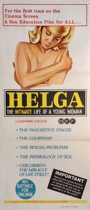 helga australian daybill poster 1967 sex education film
