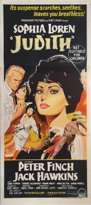 judith austrlian daybill poster sophia loren 1966