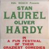 laurel and hardy me and my pal nz daybill poster 1933