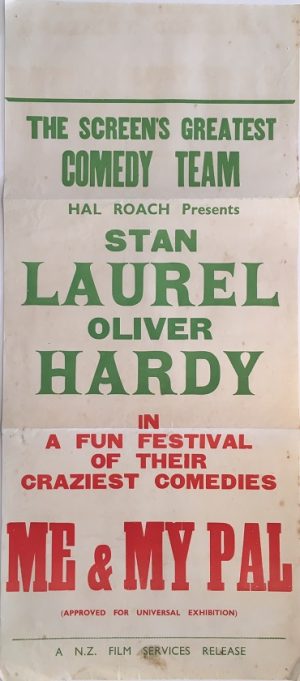 laurel and hardy me and my pal nz daybill poster 1933