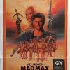 mad max beyond thunderdome australian daybill poster 1985