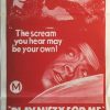 play misty for me australian daybill poster 1971