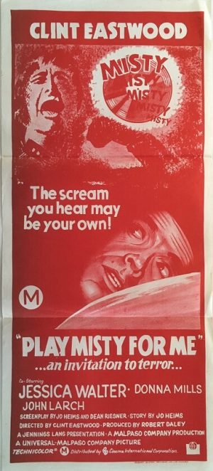 play misty for me australian daybill poster 1971