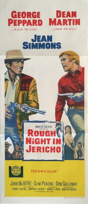 rough night in jericho australian daybill poster 1967