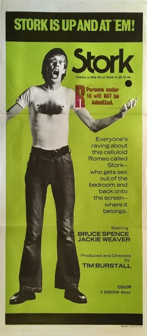 stork australian daybill poster 1971 bruce spence