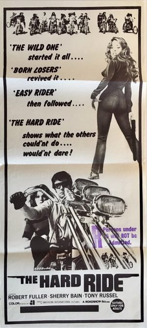 the hard ride australian daybill poster 1975