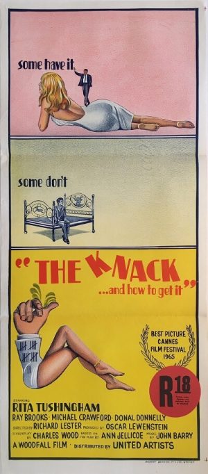 the knack and how to get it australian daybill poster 1965