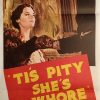 tis pity she's a whore australian daybill poster