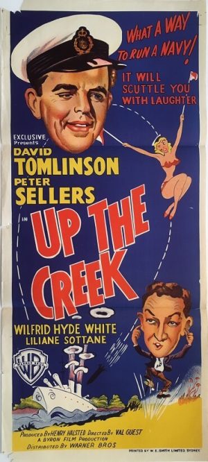 up the creek australian daybill poster 1958