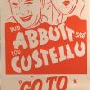 abbott and costello go to mars australian daybill poster 1953
