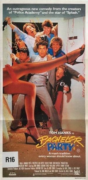 bachelor party australian daybill poster NZ 1984