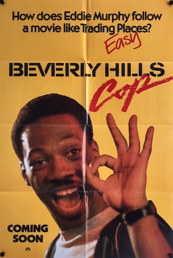 beverly hills cop UK one sheet advance poster 1984